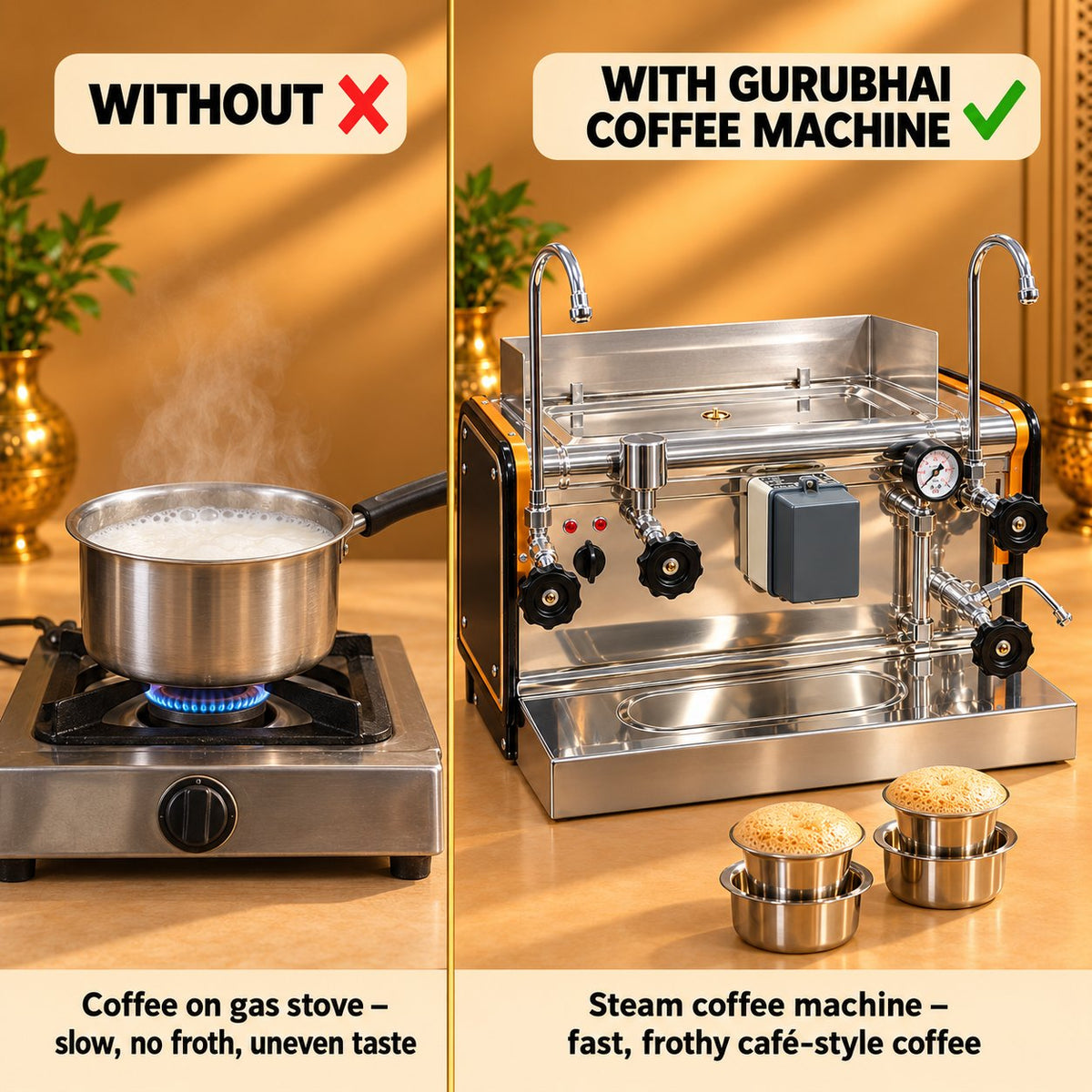 Gurubhai Equipments Coffee Commercial Machine 11 Litre – Why Choose It