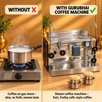 Gurubhai Equipments Coffee Commercial Machine 11 Litre – Why Choose It