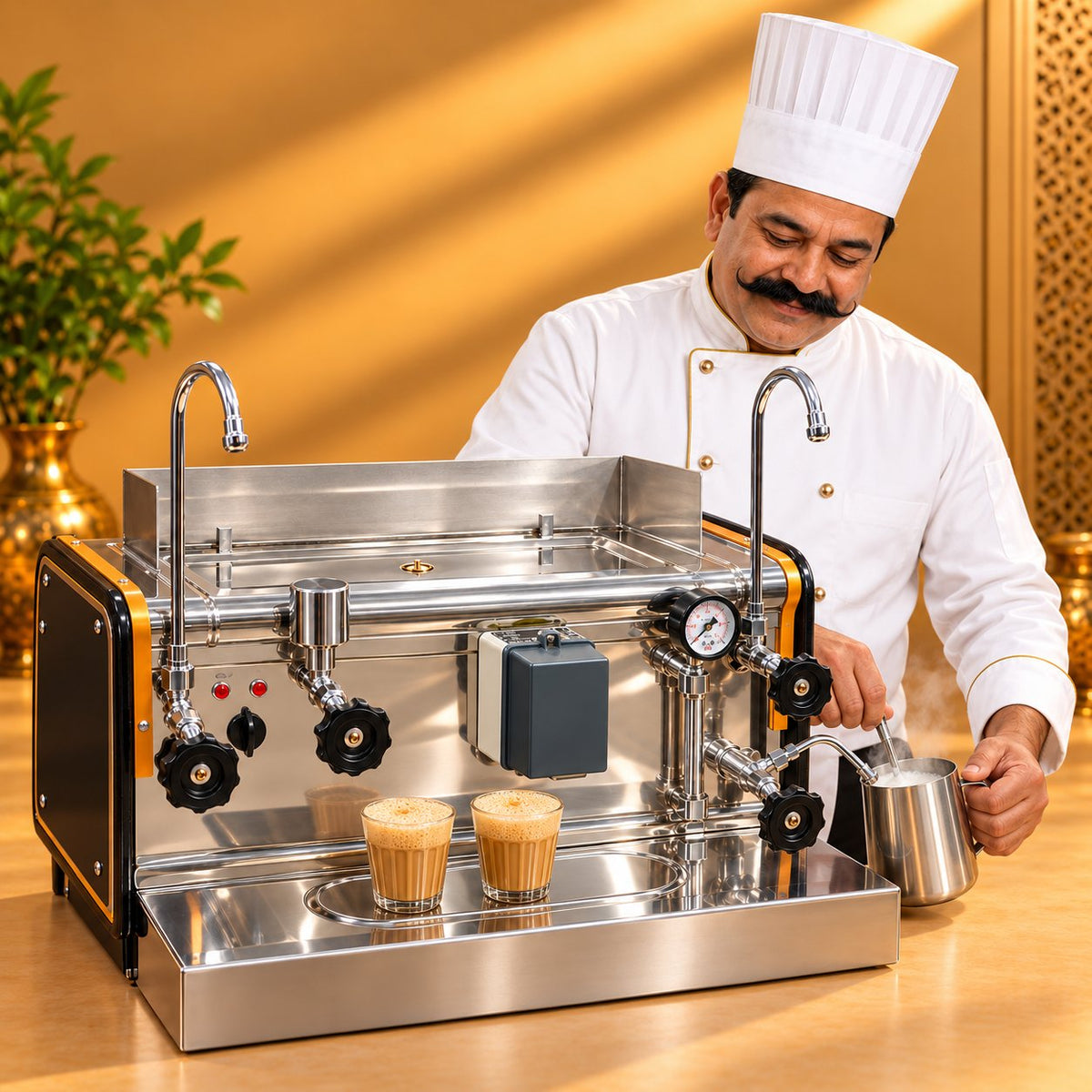 Gurubhai Equipments Coffee Commercial Machine 11 Litre – Chef Gurubhai Demo