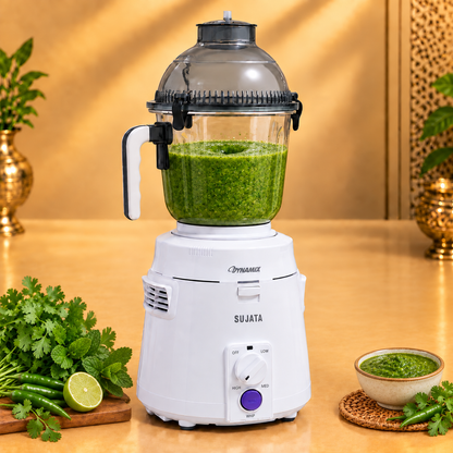 Gurubhai Equipments Sujata Dynamix Mixer Grinder – 900 W – In Use