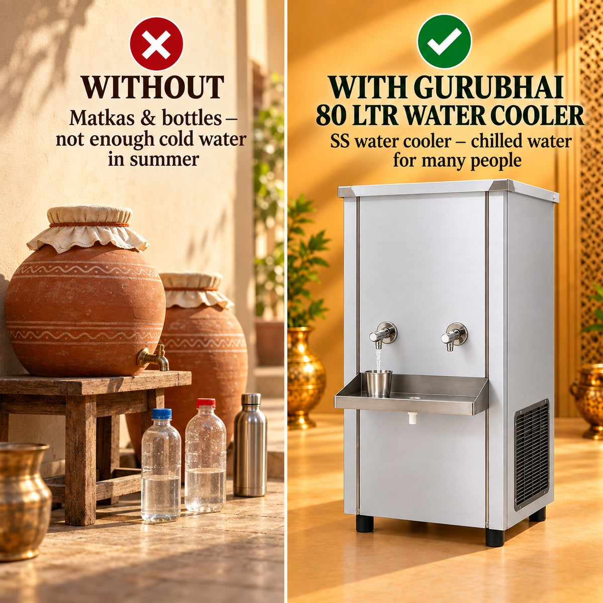 Gurubhai Equipments 80 Ltr Water Cooler – Why Choose It