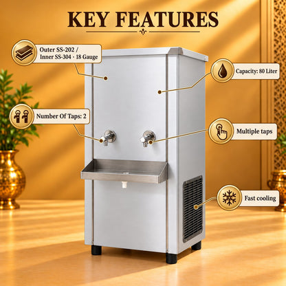 Gurubhai Equipments 80 Ltr Water Cooler – Key Features