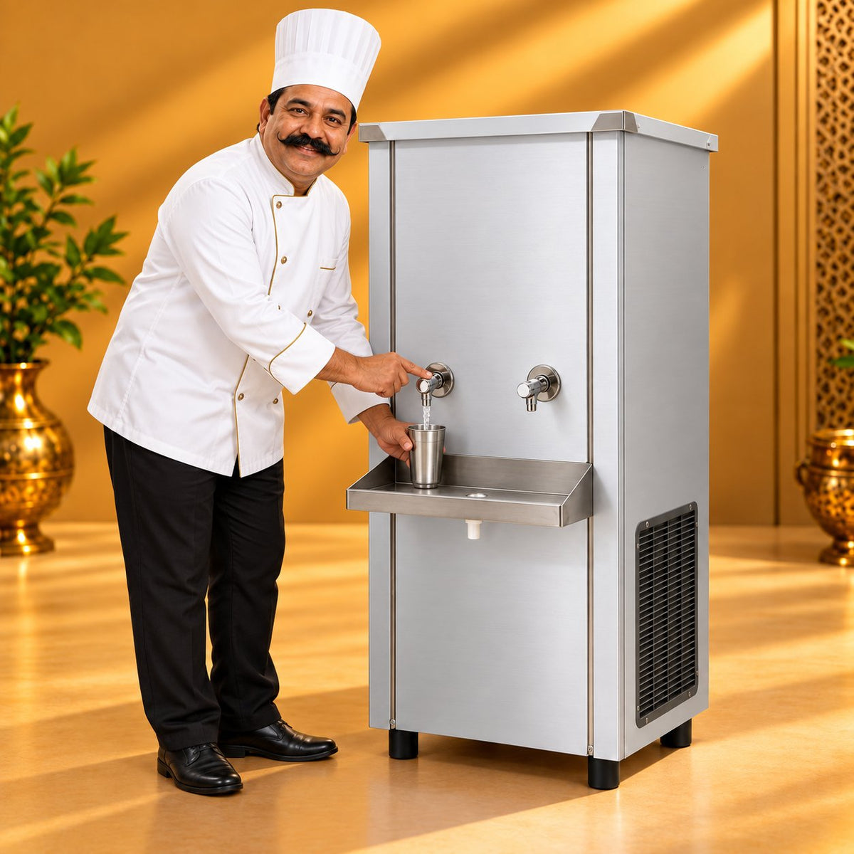 Gurubhai Equipments 80 Ltr Water Cooler – Chef Gurubhai Demo