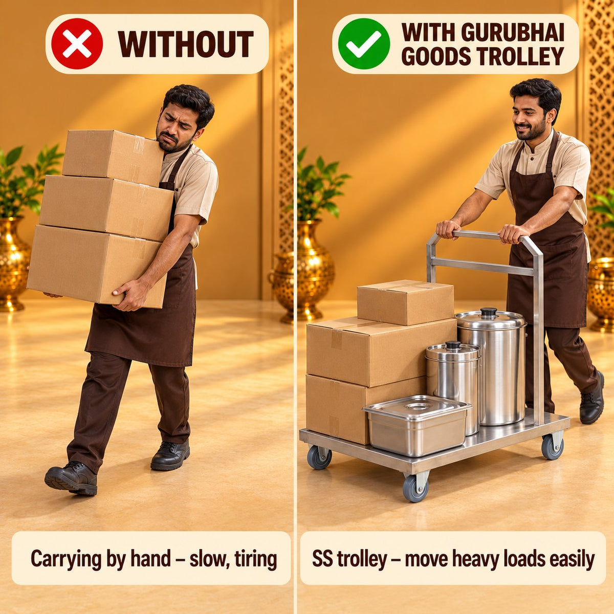 Gurubhai Equipments Goods Trolley – Why Choose It