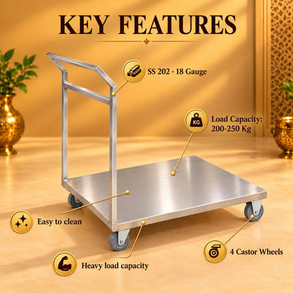 Gurubhai Equipments Goods Trolley – Key Features