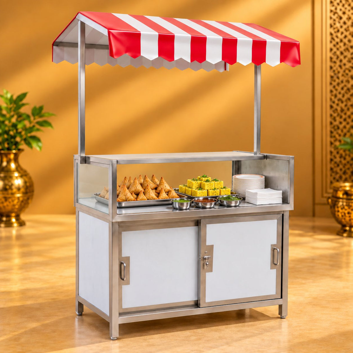 Gurubhai Equipments Viny Roof Counter 45 × 24 – In Use