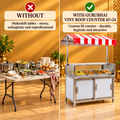 Gurubhai Equipments Viny Roof Counter 45 × 24 – Why Choose It