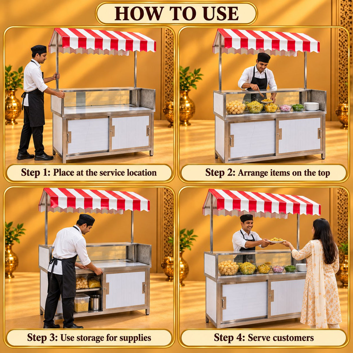 Gurubhai Equipments Viny Roof Counter 60 × 24 – Why Choose It