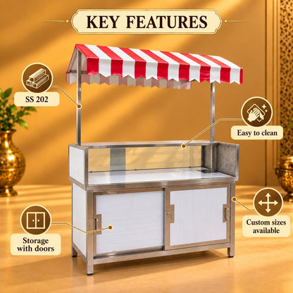 Gurubhai Equipments Viny Roof Counter 60 × 24 – Chef Gurubhai Demo