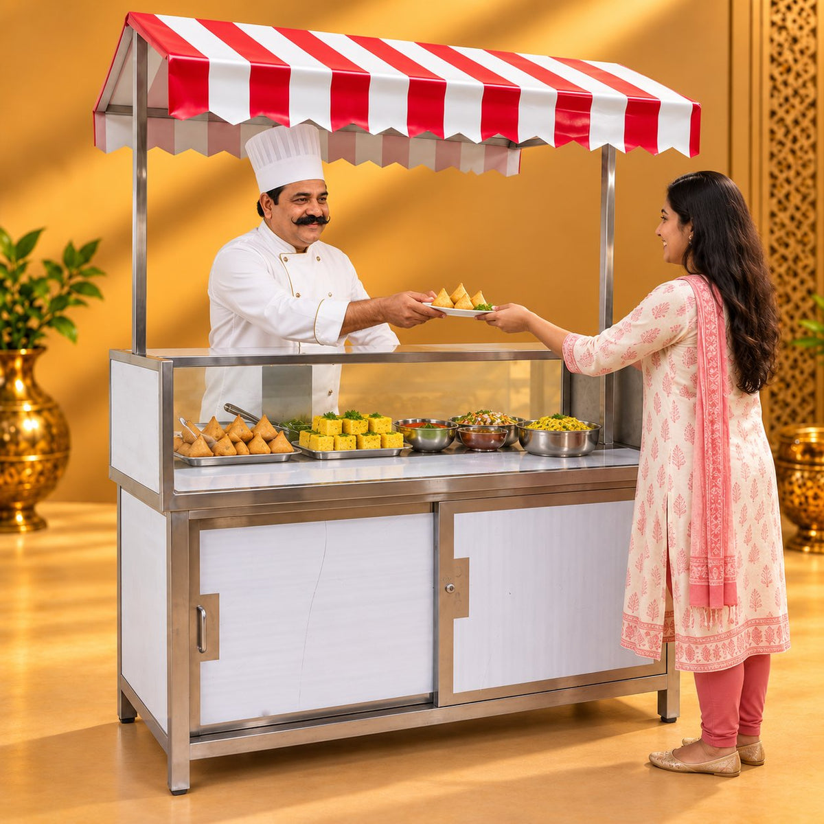 Gurubhai Equipments Viny Roof Counter 60 × 24 – Real-Life Use