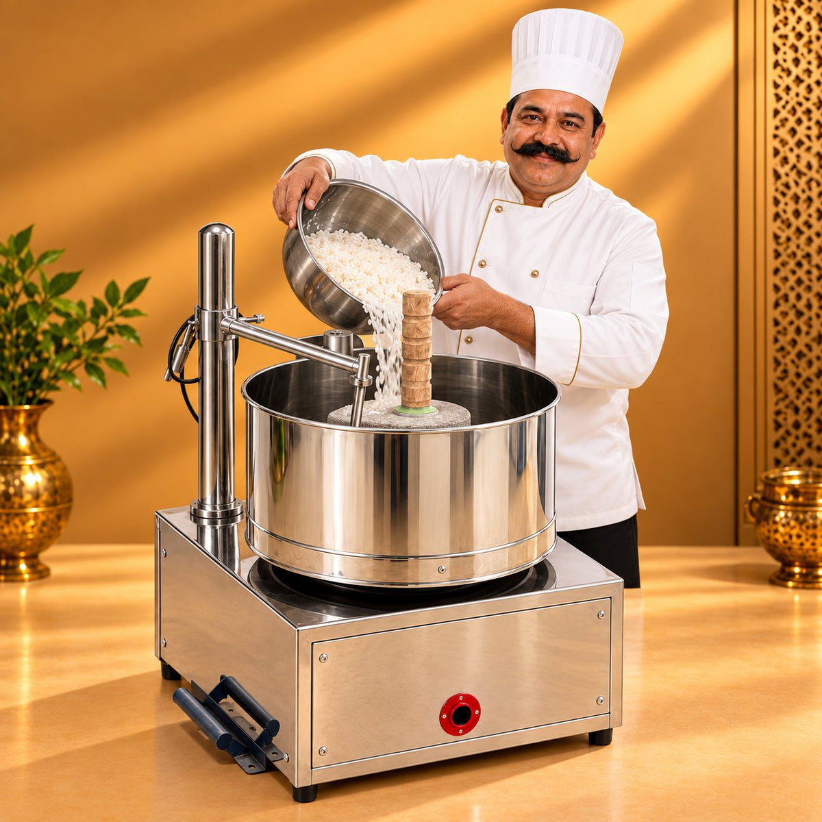Gurubhai Equipments Wet Grinder 5 Ltr – Chef Gurubhai Demo