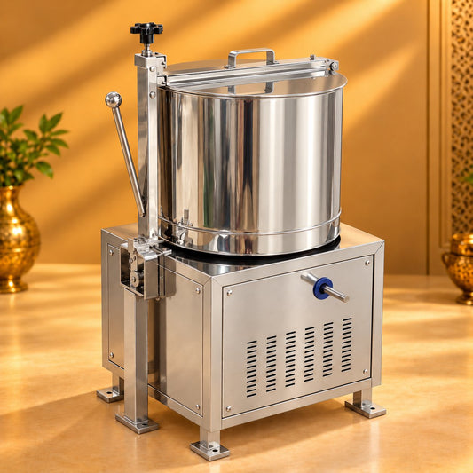 Gurubhai Equipments Tilting Wet Grinder 15 Ltr – Hero View