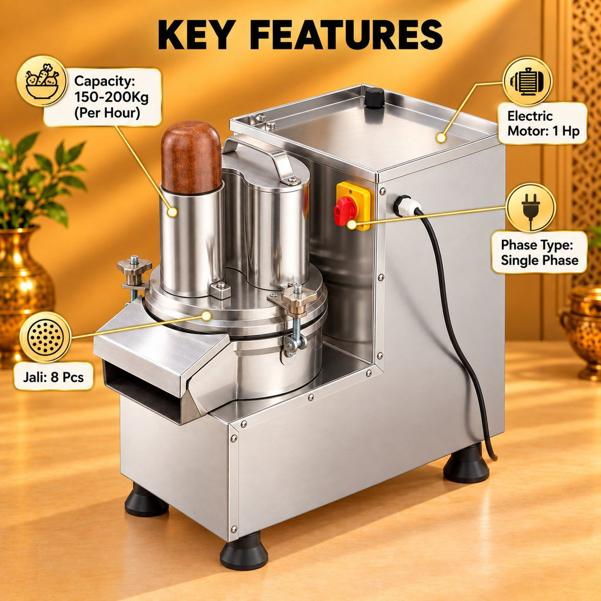 Gurubhai Equipments Vegetable Cutter – Chef Gurubhai Demo