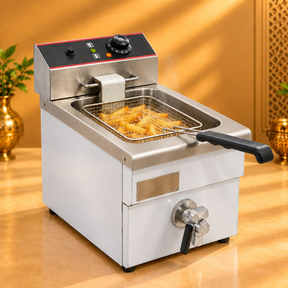 Gurubhai Equipments Fryer With Tap – In Use