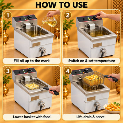Gurubhai Equipments Fryer With Tap – How to Use