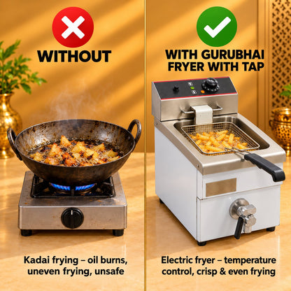 Gurubhai Equipments Fryer With Tap – Why Choose It