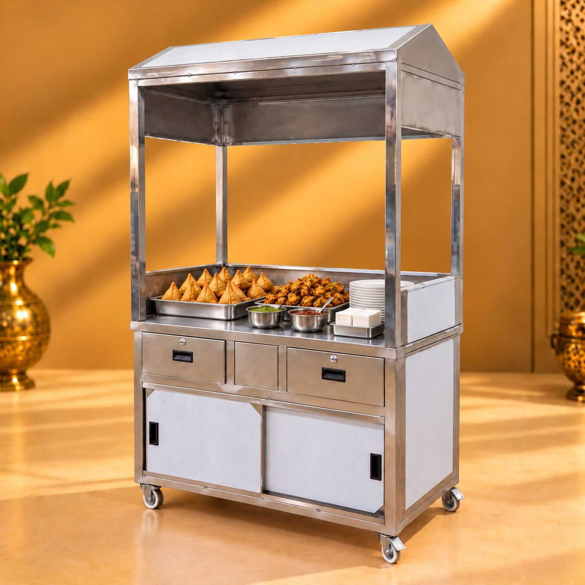 Gurubhai Equipments Regular Roof Counter – In Use