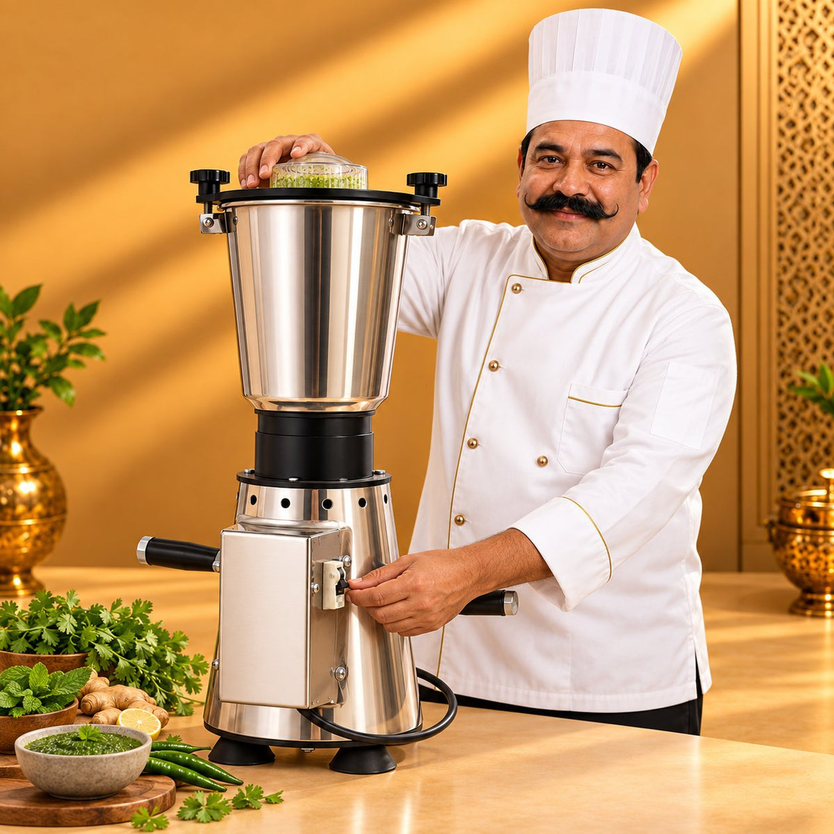 Gurubhai Equipments Stainless Steel Mixer 3 Ltr – Chef Gurubhai Demo