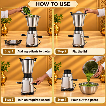 Gurubhai Equipments Stainless Steel Mixer 5 Ltr – How to Use