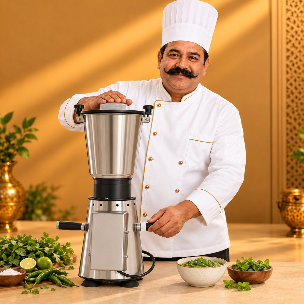 Gurubhai Equipments Stainless Steel Mixer 5 Ltr – Chef Gurubhai Demo