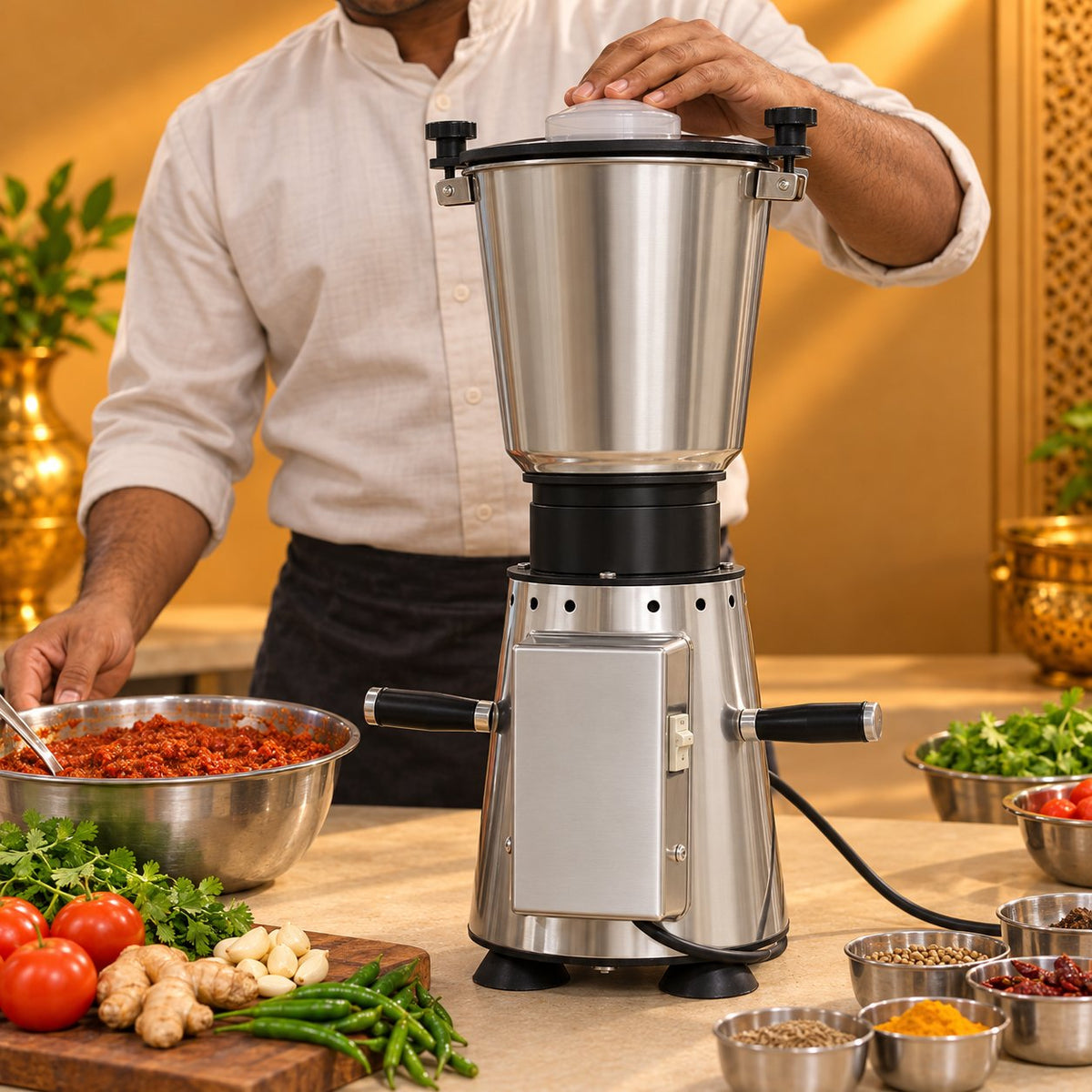 Gurubhai Equipments Stainless Steel Mixer 5 Ltr – Real-Life Use