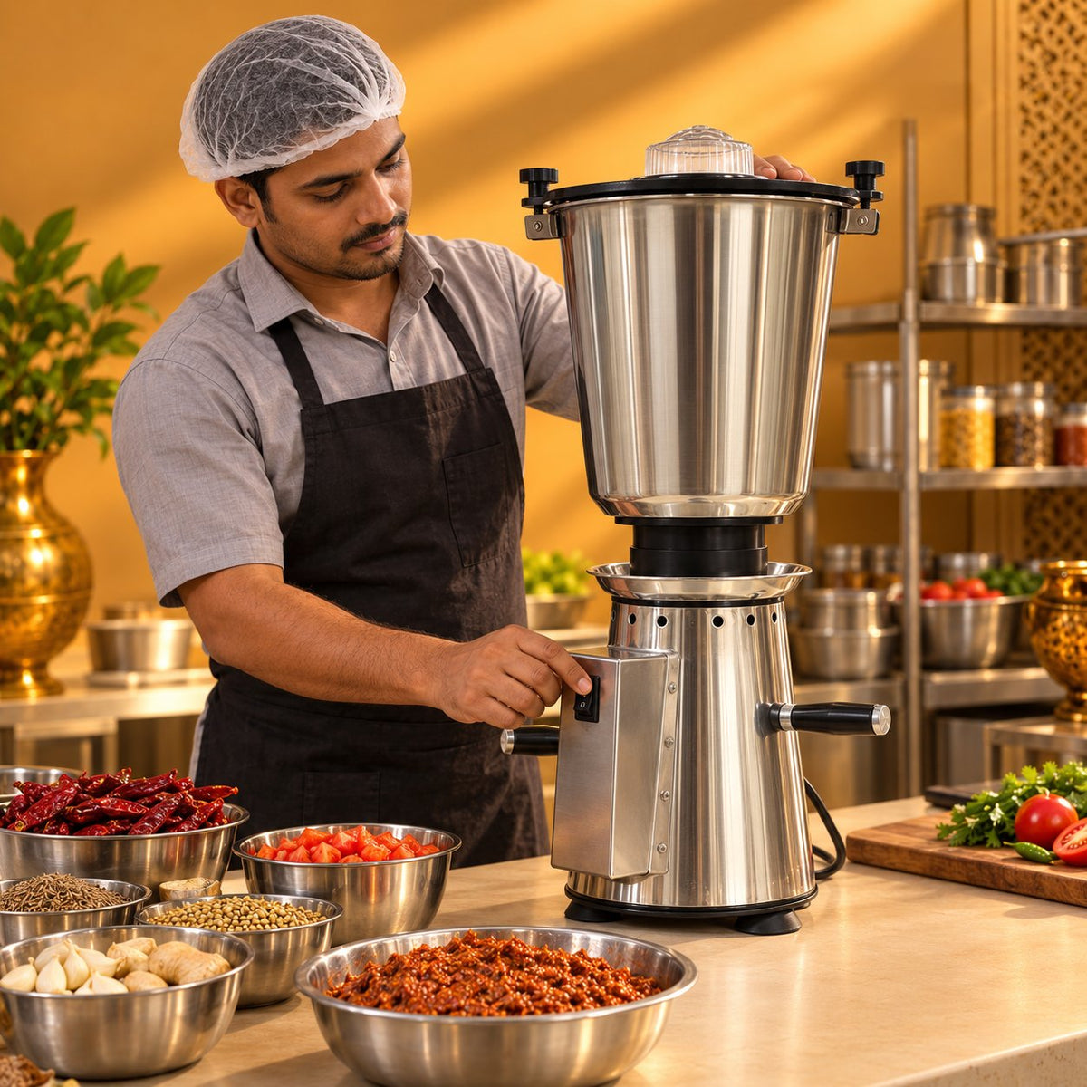 Gurubhai Equipments Stainless Steel Mixer 10 Ltr – Real-Life Use
