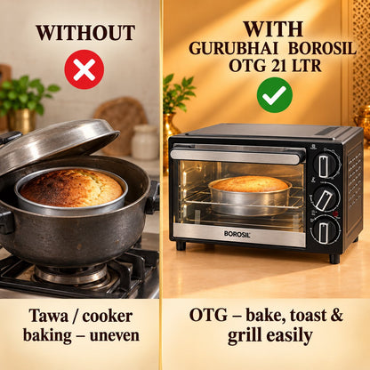 Gurubhai Equipments Borosil OTG 21 Ltr – Why Choose It