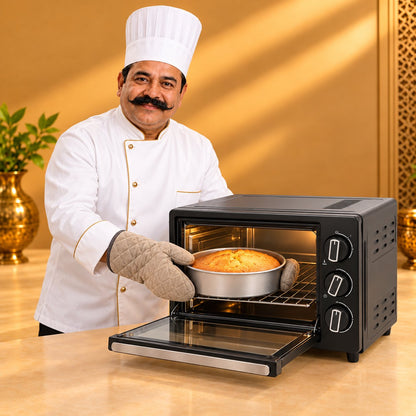 Gurubhai Equipments Borosil OTG 30 Ltr – Chef Gurubhai Demo