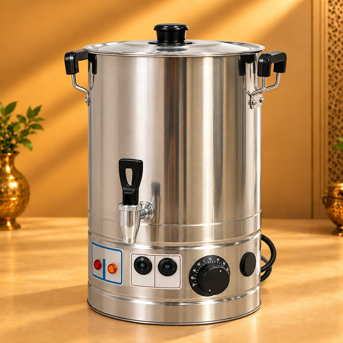 Gurubhai Equipments Electric Boiler Dispenser 10 Ltr – Hero View