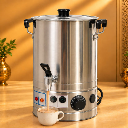 Gurubhai Equipments Electric Boiler Dispenser 10 Ltr – In Use