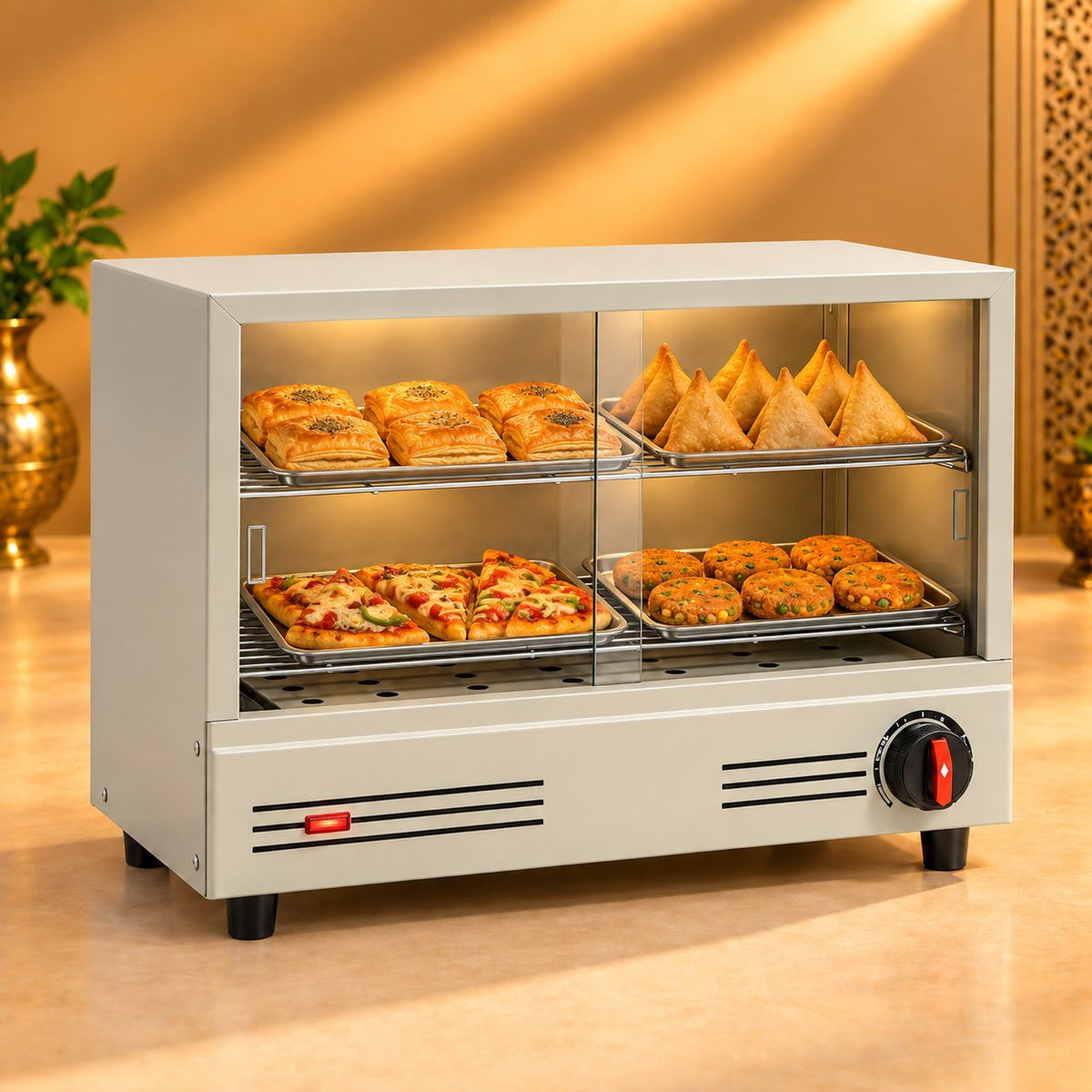 Gurubhai Equipments Puff Warmer – In Use