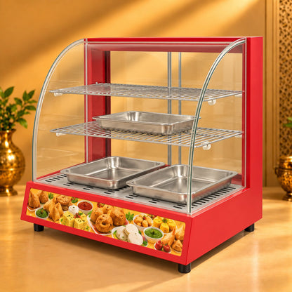 Gurubhai Equipments Red Display Warmer – Hero View