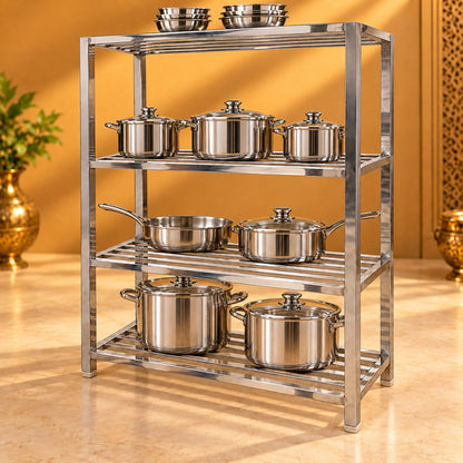 Gurubhai Equipments Pot Rack – In Use