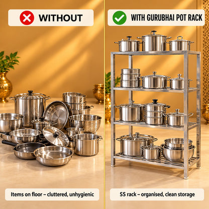 Gurubhai Equipments Pot Rack – Why Choose It