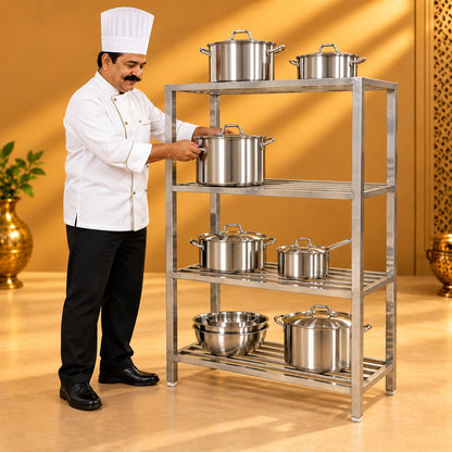 Gurubhai Equipments Pot Rack – Chef Gurubhai Demo