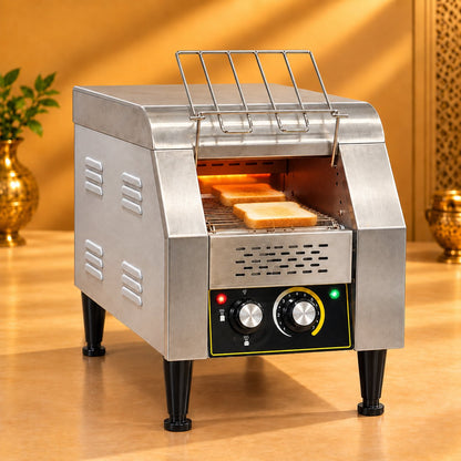 Gurubhai Equipments Conveyor Toaster – In Use