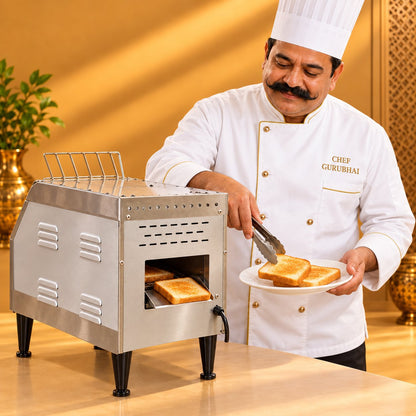 Gurubhai Equipments Conveyor Toaster – Chef Gurubhai Demo