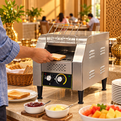 Gurubhai Equipments Conveyor Toaster – Real-Life Use