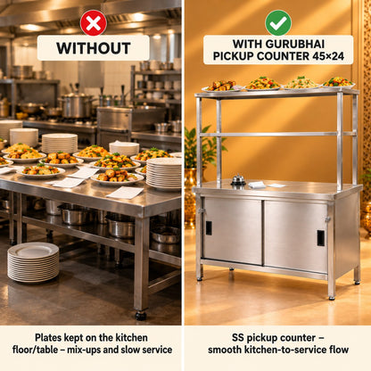 Gurubhai Equipments Pickup Counter 45 × 24 – Why Choose It