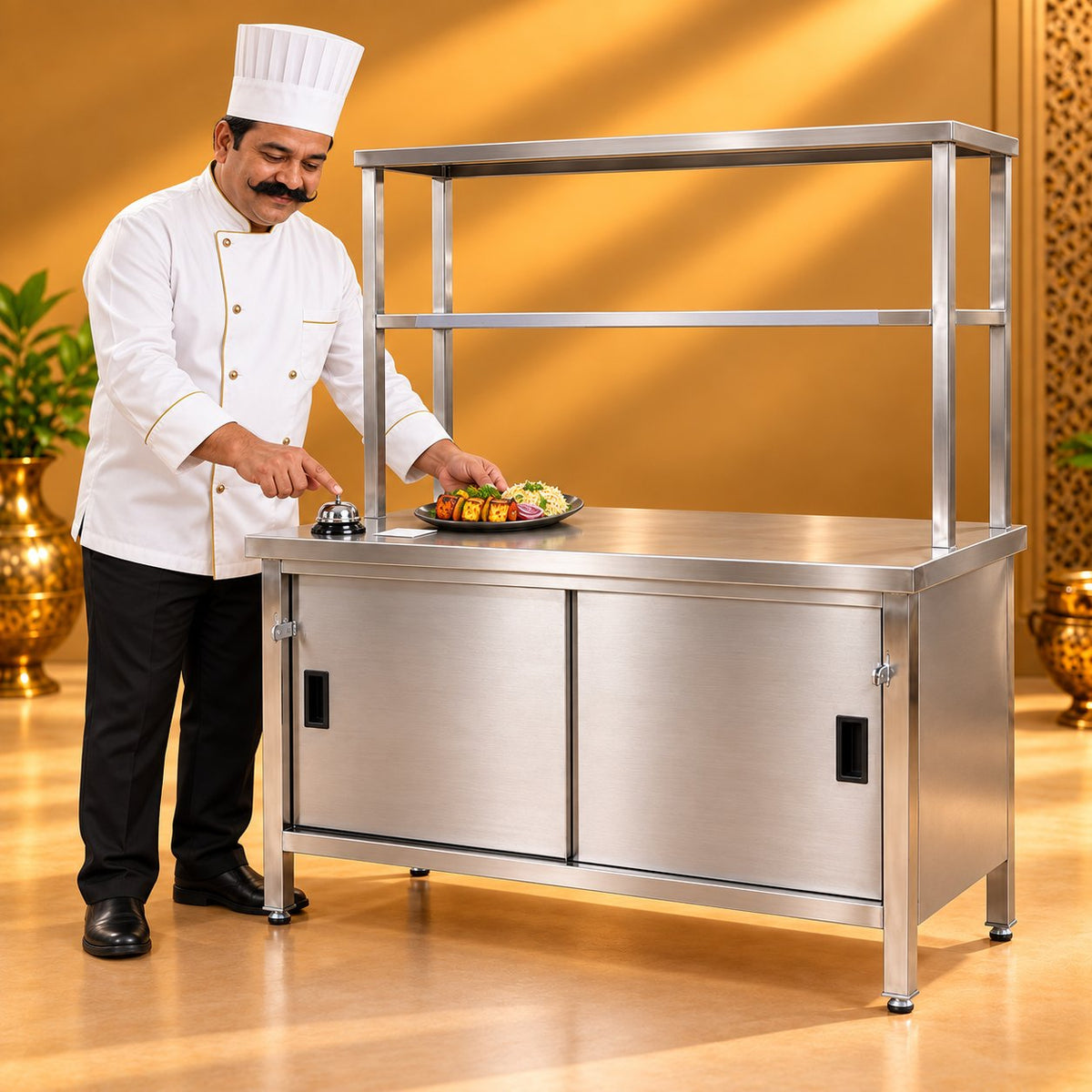 Gurubhai Equipments Pickup Counter 45 × 24 – Chef Gurubhai Demo