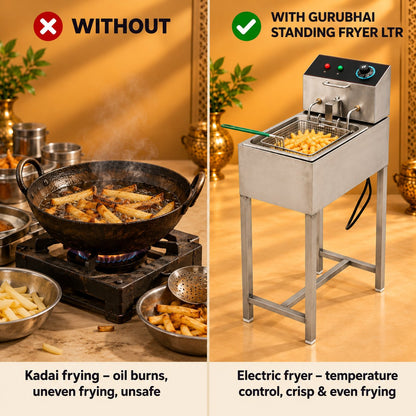 Gurubhai Equipments Standing Fryer Ltr – Why Choose It