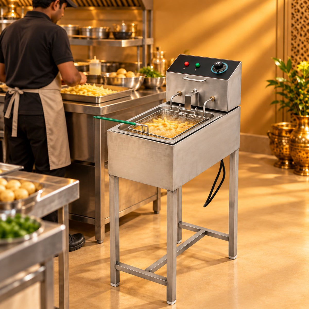 Gurubhai Equipments Standing Fryer Ltr – Real-Life Use