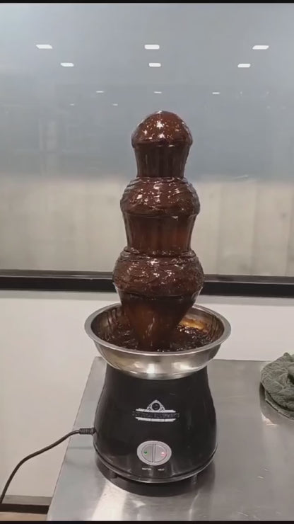 3-Layer Electric Chocolate Fountain – 8 × 8 × 21 Inch, 170 W