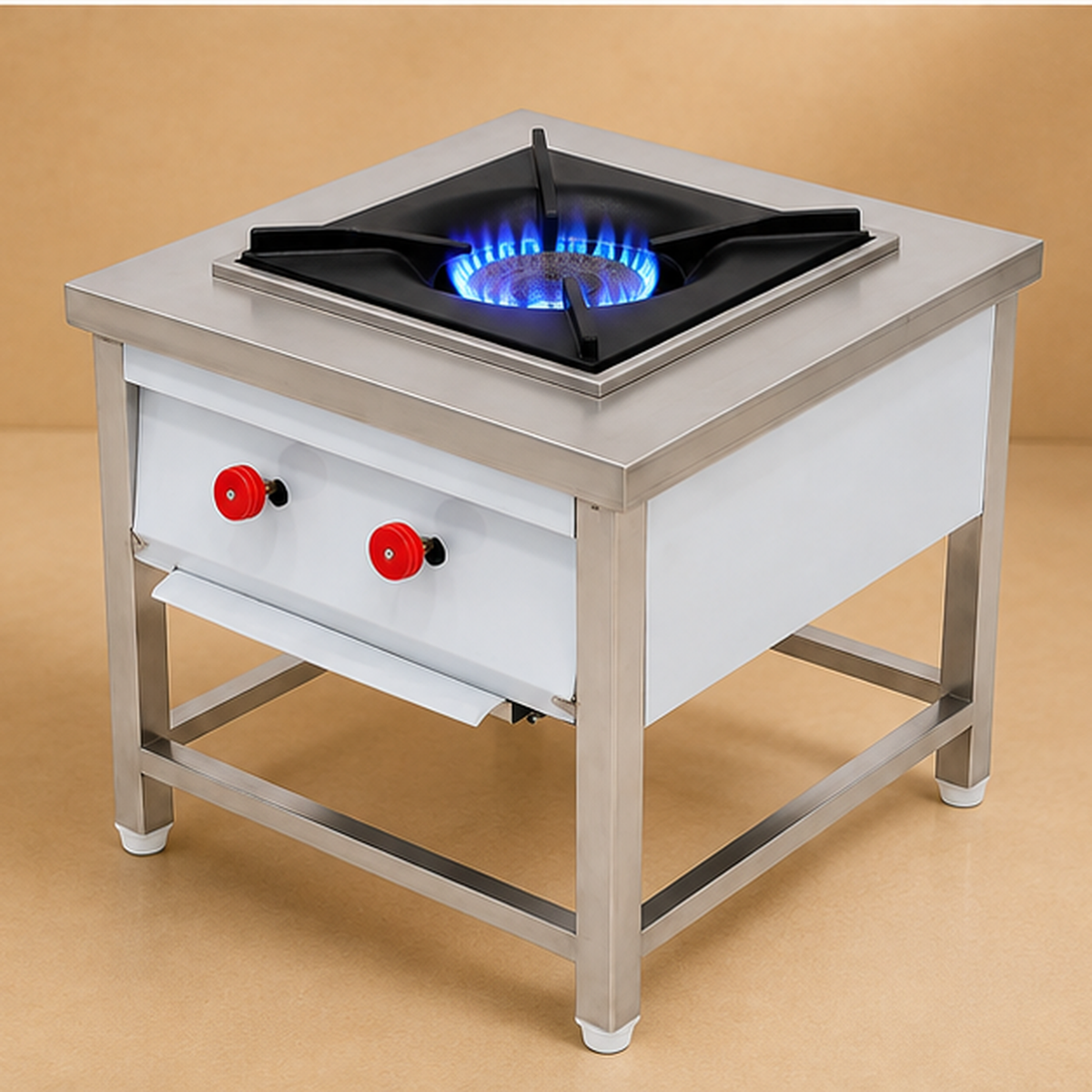 Single-Burner Stock Pot Bhatti Stove – 24 × 24 × 24 - product view 2